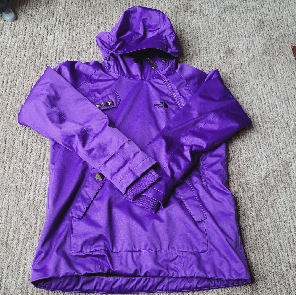 ⭐️🎉HOST PICK🎉⭐️ THE NORTH FACE CRYPTIC PULLOVER SKI JACKET WOMEN'S SIZE MEDIUM
